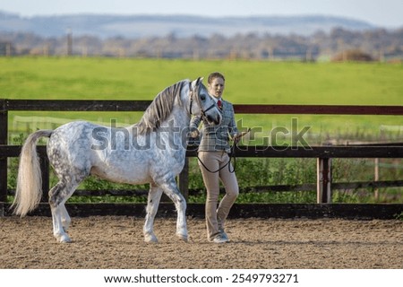 Similar – Foto Bild Stallhof am frühen Abend