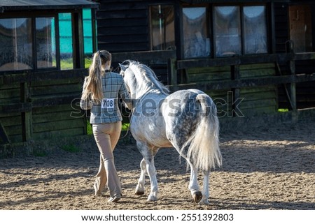 Similar – Foto Bild Stallhof am frühen Abend