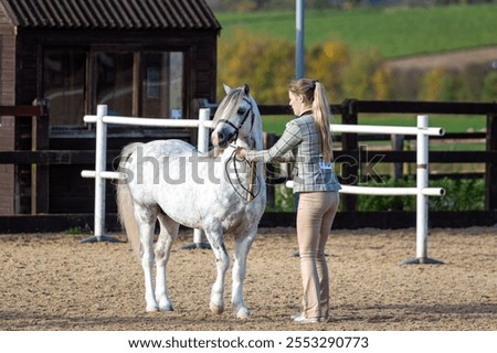 Similar – Foto Bild Stallhof am frühen Abend