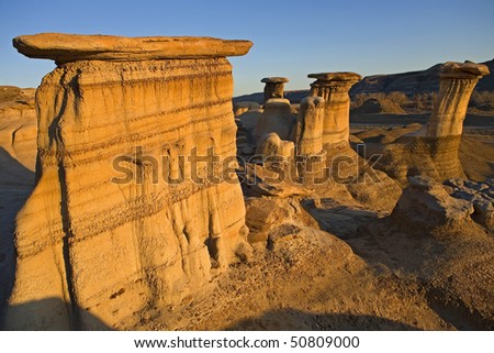 Similar – Image, Stock Photo Badlands in Alberta Canada