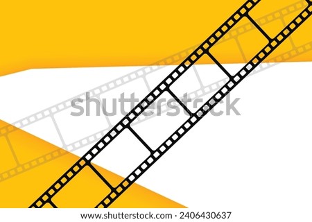 movie film strips vector design