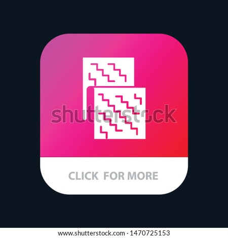 Cloth, Electronic, Fabric, Future, Material Mobile App Button. Android and IOS Glyph Version. Vector Icon Template background