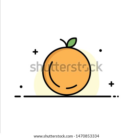 Apple, China, Chinese Business Logo Template. Flat Color. Vector Icon Template background