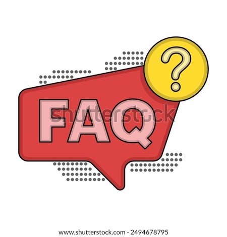 FAQ concept, Frequently asked questions, Website with FAQ page, Question and answer page to help audience, Questions or problem solving, online support center questions digital tool. flat vector.