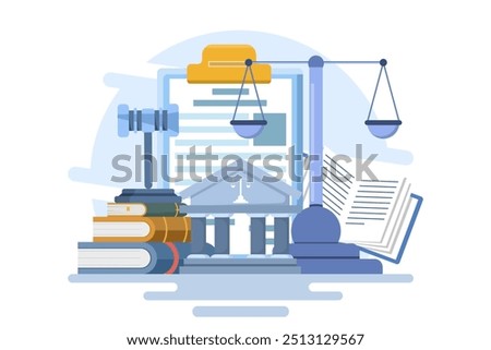 Law and justice concept, Law firm and legal services, Public legal consultation, Lawyer, Legal aid, legal consultation in business. for ui, web design, landing page, web banner, mobile app.