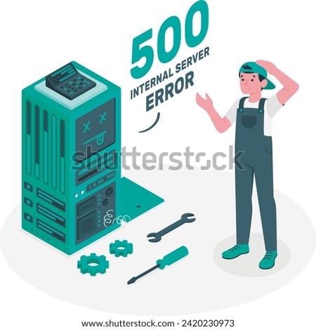 website error 500 status code