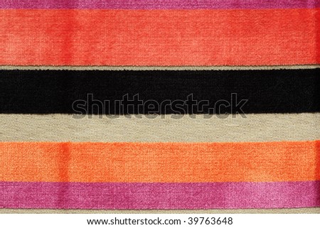 Multicolored furniture fabric textured background.