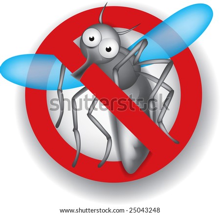 sign stop mosquito