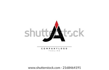 JA AJ Letter Company Logo Design