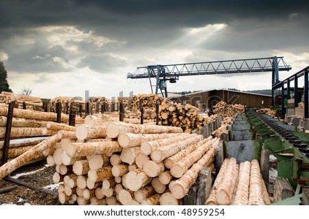  Sawmill (lumber mill) Foto stock © 