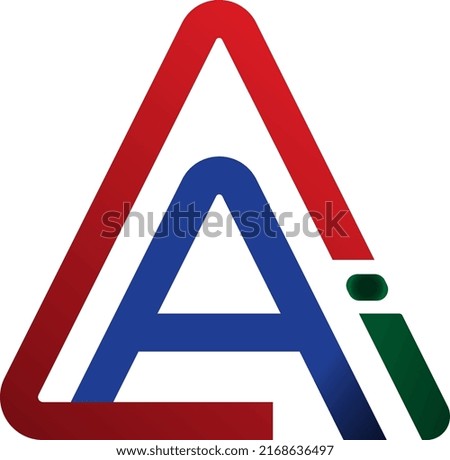 This logo contains the letters AAi with RGB color gradations