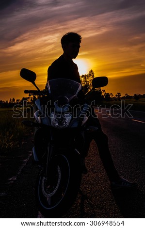 Motorcycle ride, people driving motorbikes, bikers  summer  movi