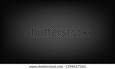 Carbon fiber wide screen background. Technological and science backdrop. 