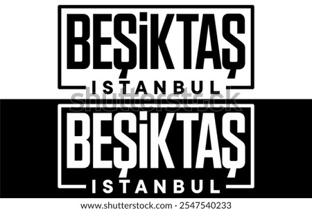 Besiktas Istanbul Logo Emblem Vector Sticker (Beşiktaş)