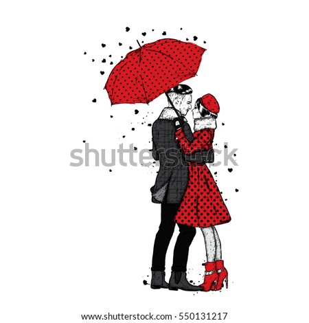 Girl With Umbrella Drawing | Free download on ClipArtMag