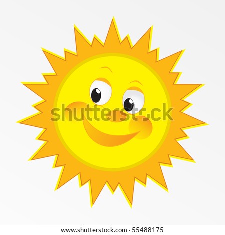 Vector Happy Sun Vector Art Design - 55488175 : Shutterstock