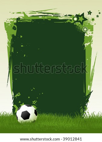Similar – Image, Stock Photo World Cup dirty football with traces of blood scandal and slavery