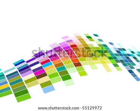 vector colorful mosaic pattern design