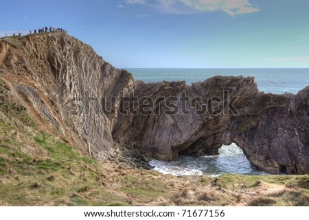 Nature beauty of Jurassic coast in Dorset England