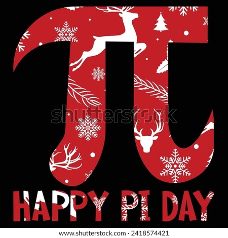 Happy pi day t-shirt design vector. pi day t-shirt design