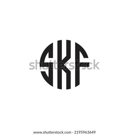 Logo Letter Combinations S, K and F. 3 Letter Combinations