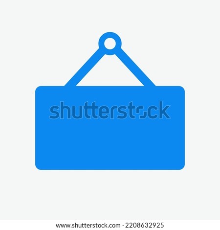 Notice Board Icon Vector Template For Web, Computer And Mobile App