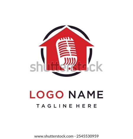 Karaoke Sing Vocal Talent Idol Audition Home Microphone Logo Design