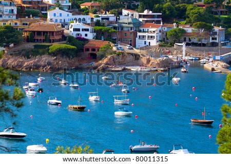 Beautiful bay on the spanish coast (Costa Brava)