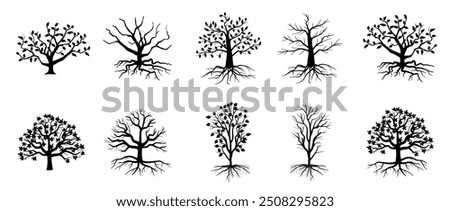 Similar – Image, Stock Photo lonely tree Tree leaves