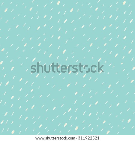 hand drawing dash line pattern on mint background