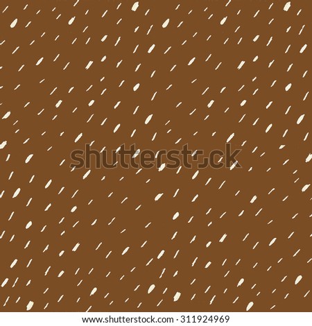 hand drawing dash line pattern on brown background