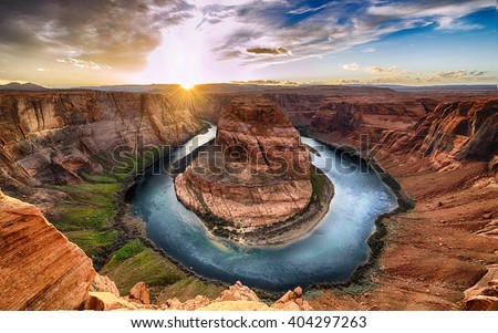 Similar – Image, Stock Photo Amazing view of mountains in front of lake