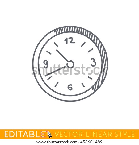 Clock Face Image Printable to Learn Telling Time