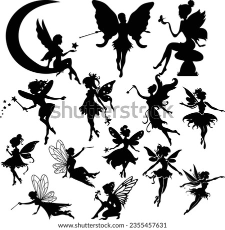 Fairy Silhouette Clipart | Free download on ClipArtMag