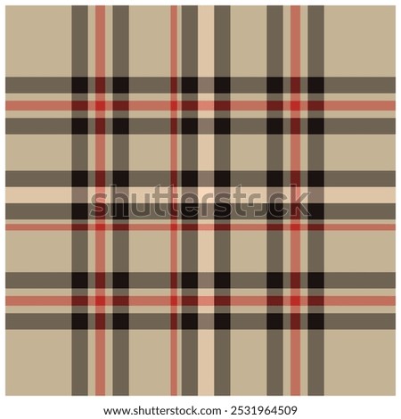 Plaid pattern seamless tartan check plaid for skirt, tablecloth, blanket, duvet cover, or other modern textile print. 