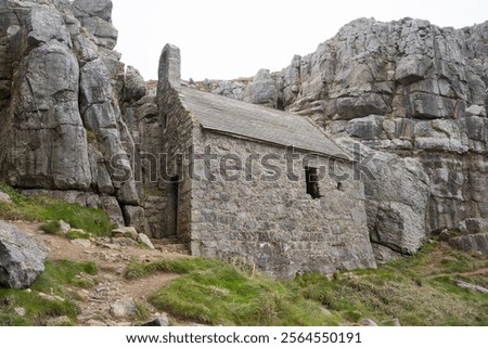 Similar – Image, Stock Photo Rocky coast among tranquil ocean water in sunny day