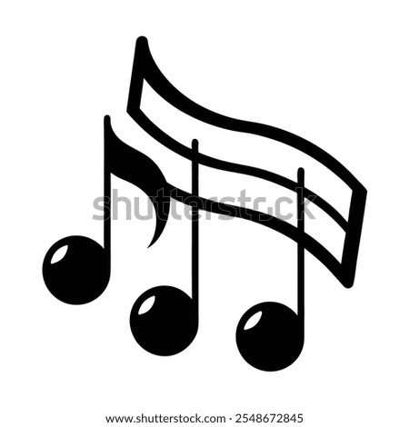 Music Logo Design Vector Illustration for Brands and Creatives