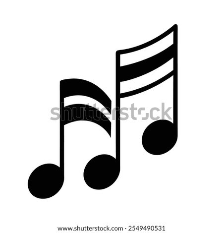 Music Logo Design Vector Illustration for Brands and Creatives