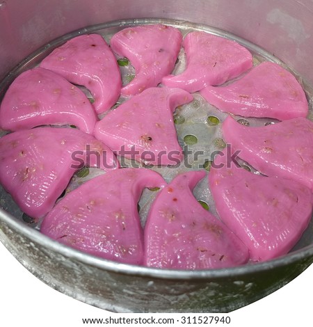 Pink food