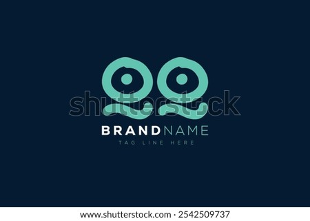 Q and Q logo design. QQ abstract Letters Logo Monogram. This logo design is the process of creating a visual symbol that represents a brand, company, or individual.