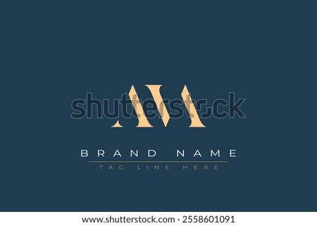 AVA abstract letter logo design. This logo is designed by three abstract letters.