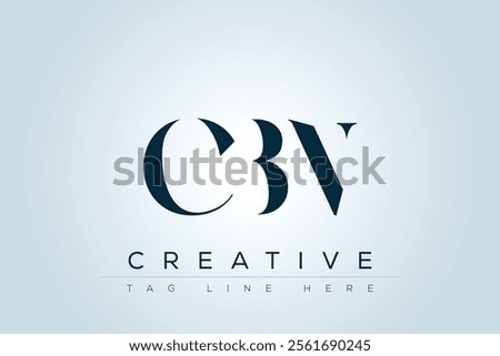 CBN abstract letter logo design. This logo is designed by three abstract letters.