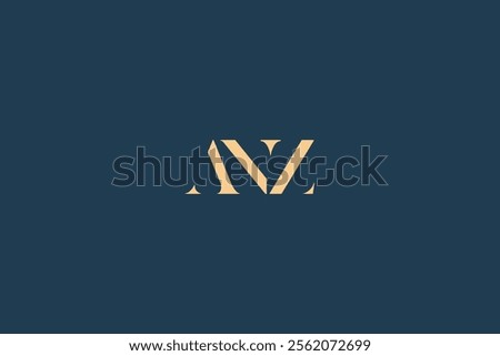 ANZ abstract letter logo design. This logo is designed by three abstract letters.