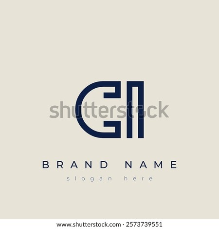 C and I logo design. CI abstract Letters Logo Monogram. This logo design is the process of creating a visual symbol that represents a brand, company, or individual.