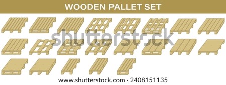 Wooden pallet - Works construction, DIY, industry, logistics, woodwork and joinery