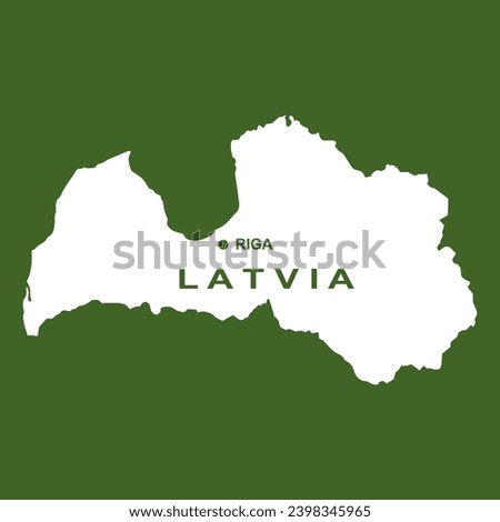 Latvia map icon vector illustration simlpe design