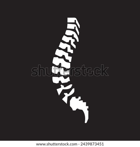 Spine icon,vector illustration logo template