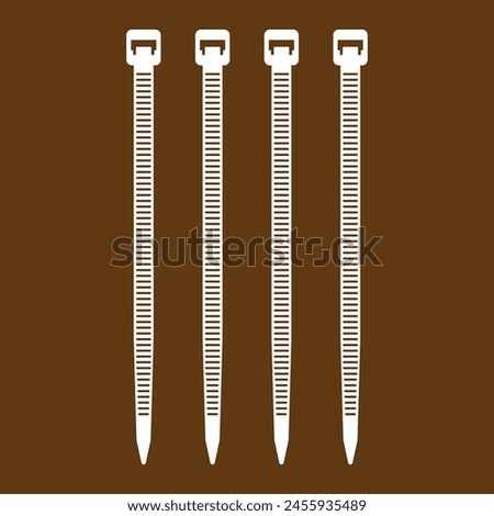 Cable ties icon vector illustration symbol design