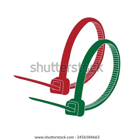 Cable ties icon vector illustration symbol design