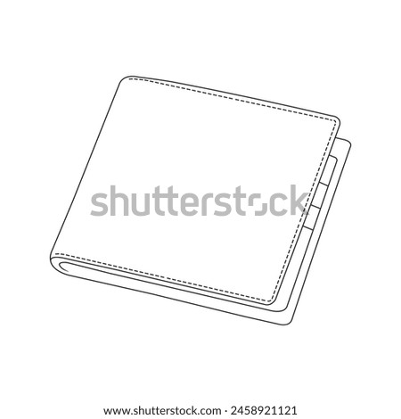 Men's wallet icon vector illustration simple design